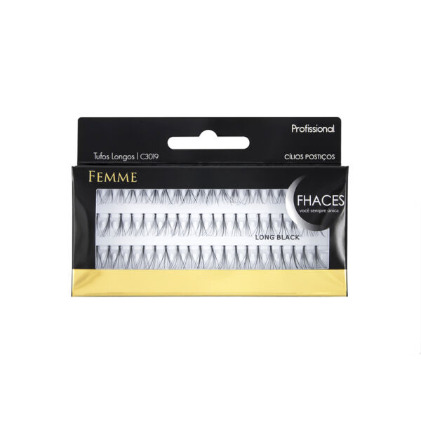 Cílios Tufos Fhaces Longo mod 3019