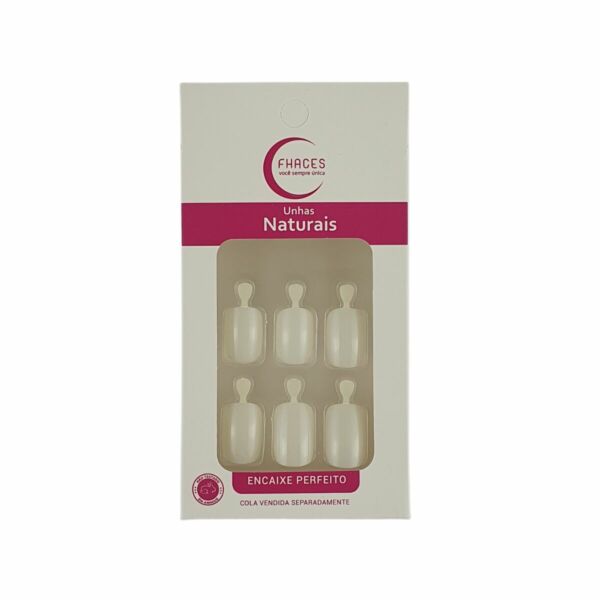 U3001 - Unhas Fhaces  Natural Oval