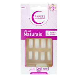 U3023 - Unhas Fhaces Natural Longa Clássica