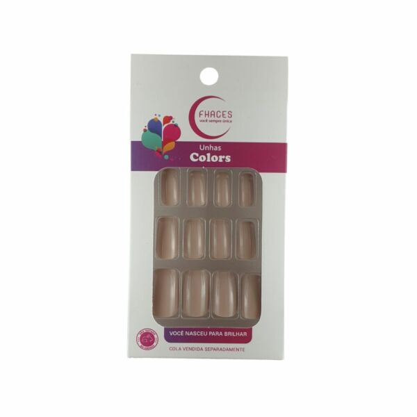 U3051 - Unhas Fhaces Colors Nude
