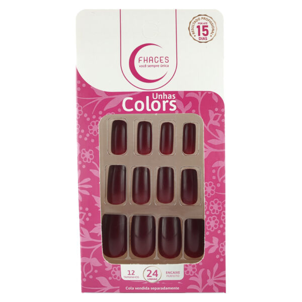 U3076 - Unhas Fhaces Colors Maçã do Amor