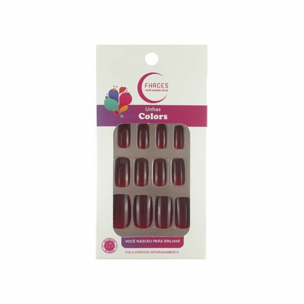 U3076 - Unhas Fhaces Colors Maçã do Amor