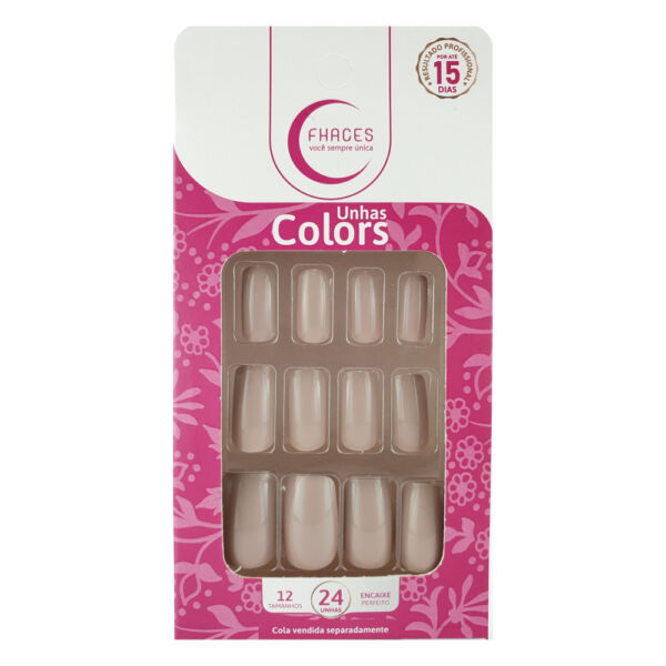U3051 - Unhas Fhaces Colors Nude