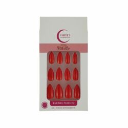 UE1307 - Unhas Fhaces STILETTO Colors Escarlate