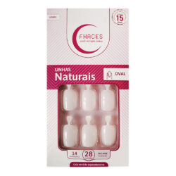 U3001 - Unhas Fhaces  Natural Oval