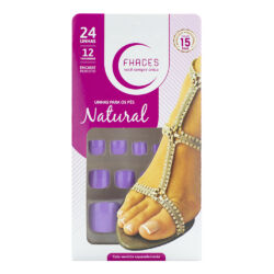 UP1412 - Unhas Fhaces para Pés Color Lilás