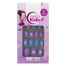 U4502 - Unhas Fhaces Infantil Blue Cat
