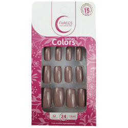 U4085 - Unhas Fhaces Colors Cheia Mania