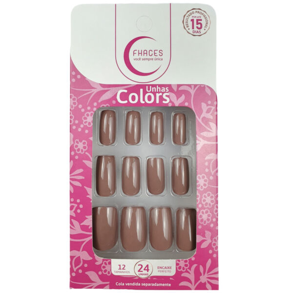 U4080 - Unhas Fhaces Colors Nude Sutil