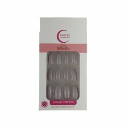 U4082 - Unhas Fhaces Stiletto Nude Tutu