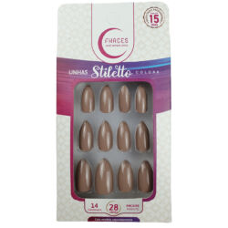 U4084 - Unhas Fhaces Stiletto Aconchegante
