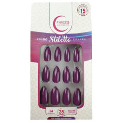 U4086 - Unhas Fhaces Stiletto Samba no Pé