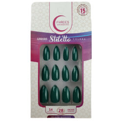U4087 - Unhas Fhaces Stiletto Natura