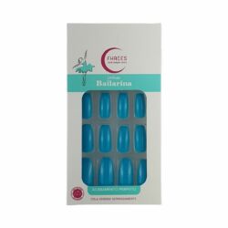 Unhas Fhaces Bailarina Oceano Azul