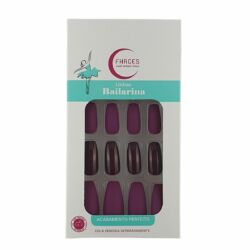 Unhas Fhaces Bailarina Ametista Brilho e Fosco