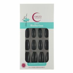 Unhas Fhaces Bailarina All Black