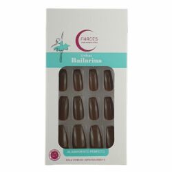 Unhas Fhaces Bailarina Café Elegante