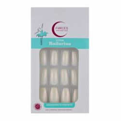Unhas Fhaces Bailarina Pérola Metálica